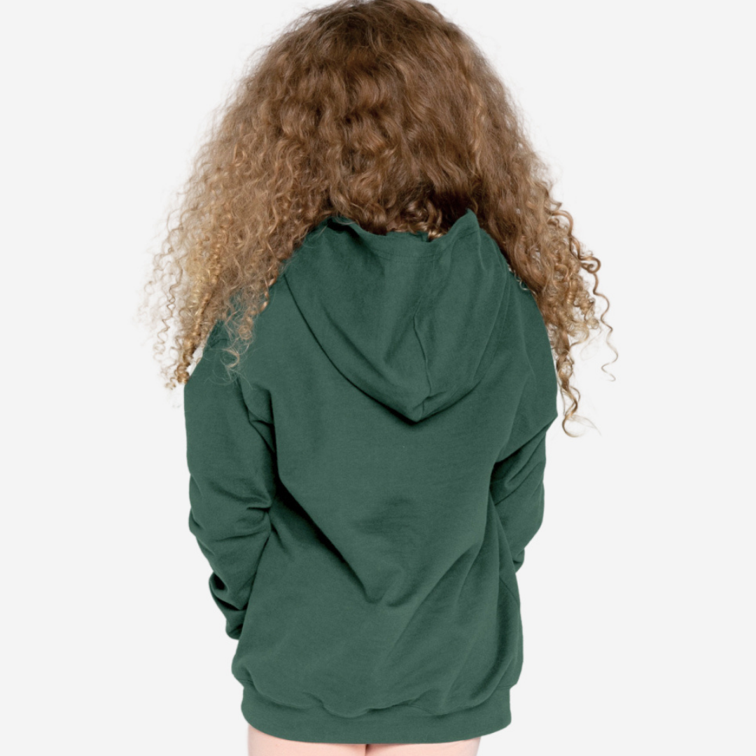 HeyJune Concept Store 🌿 Kinderkapuzenpulli in grün von ORBASICS