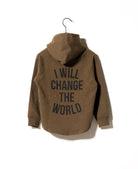 HeyJune - Hoddie in olivgrün