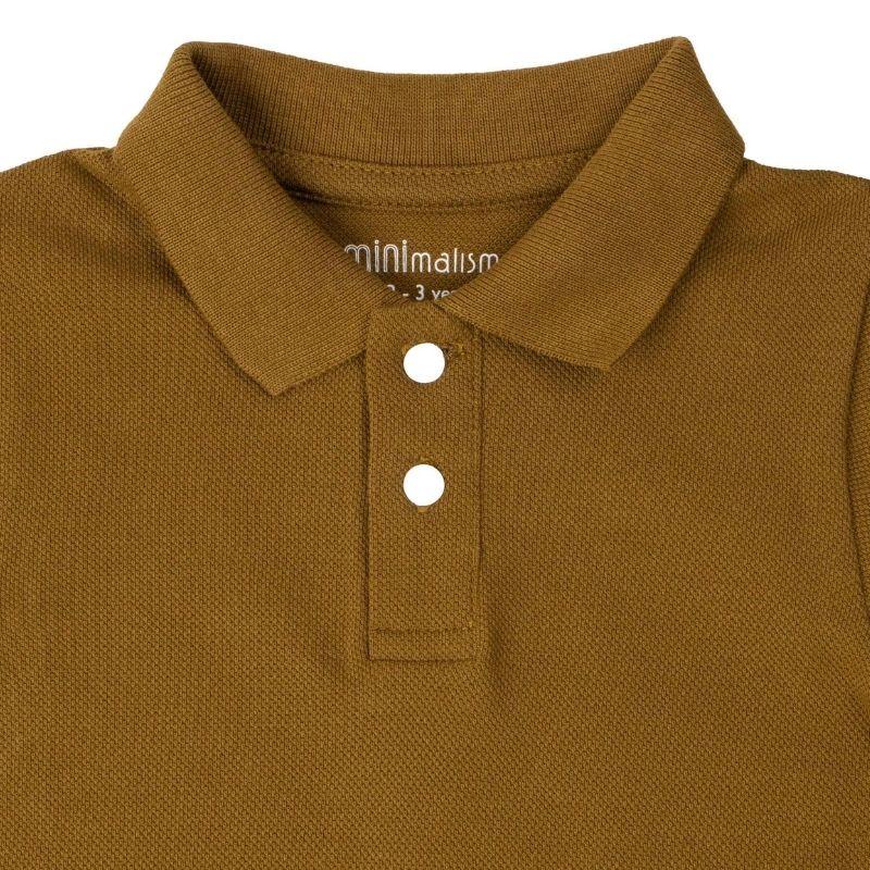 Detailansicht Kragen Minimalisma Eiven I Bio Kinder T-Shirt seaweed