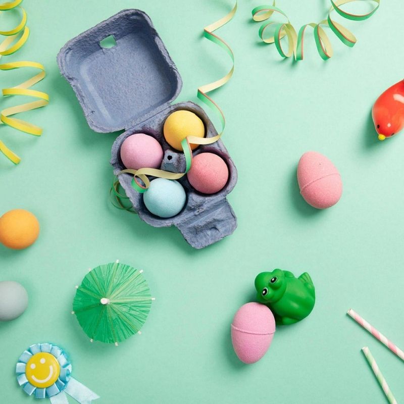 Nailmatic Egg Bath Bombs Cluck Cluck | Kinder Badebomben dekoriert