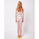 Mädchen in Bobo choses petunia all over swimsuit | Bio Mädchen Badeanzug von hinten