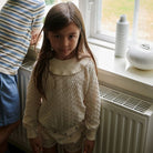 Mädchen in FUB Beach Shorts | Kinder kurze Hose ecru