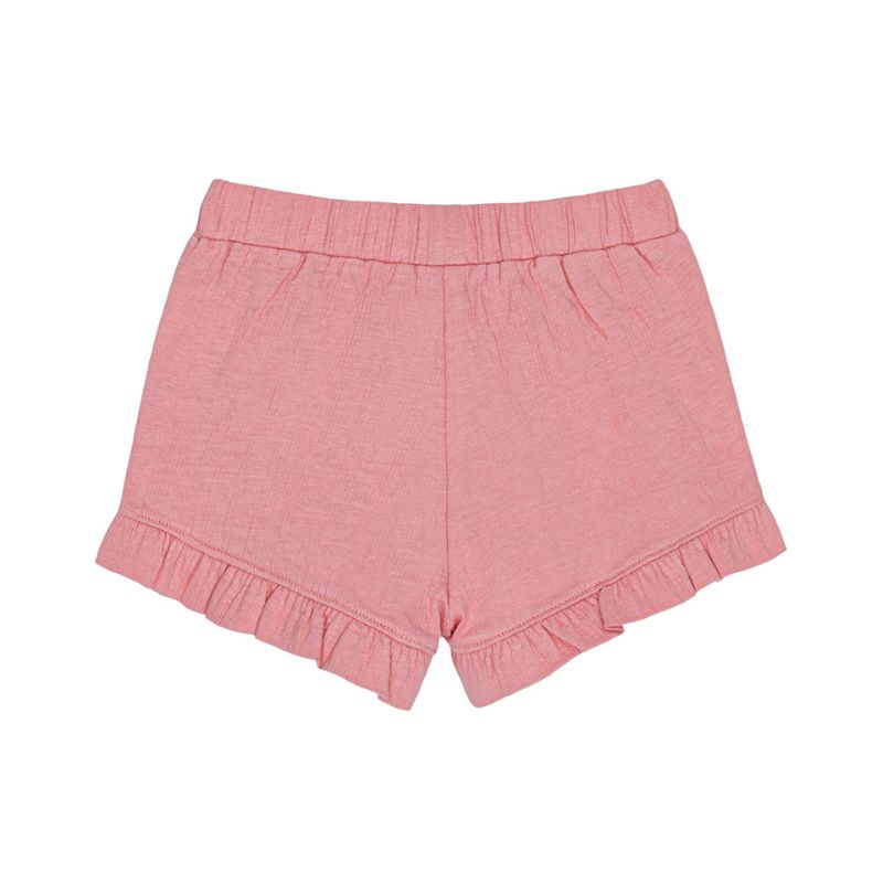 Little Hedonist Ruffled Short Leila | Mädchen kurze Hose coral almond