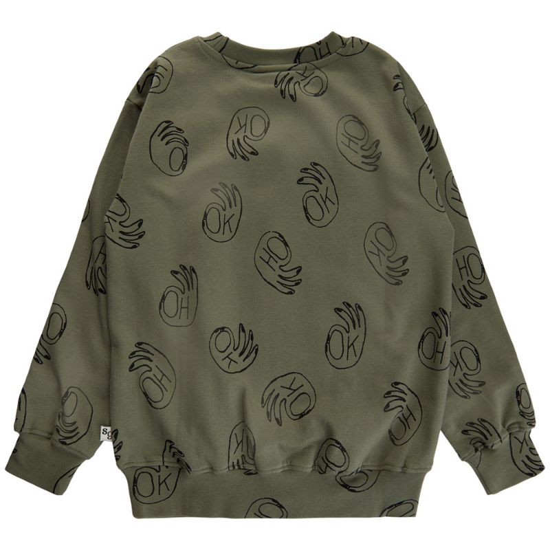 Soft Gallery Konrad OK Sweatshirt | Kinder Sweater von hinten
