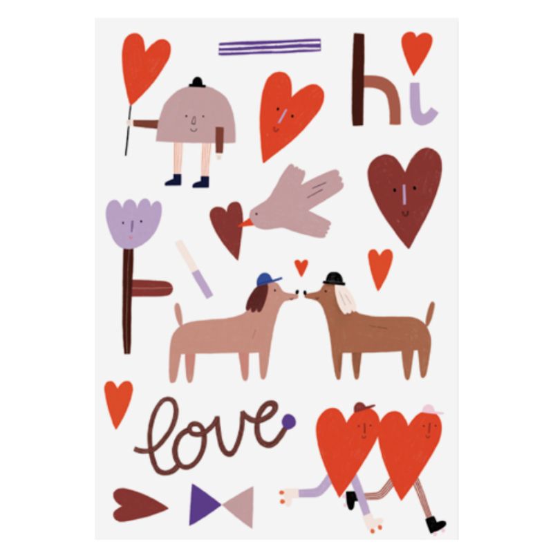 Bio Tattoo Lots of Love | Klebetattoos für Kinder