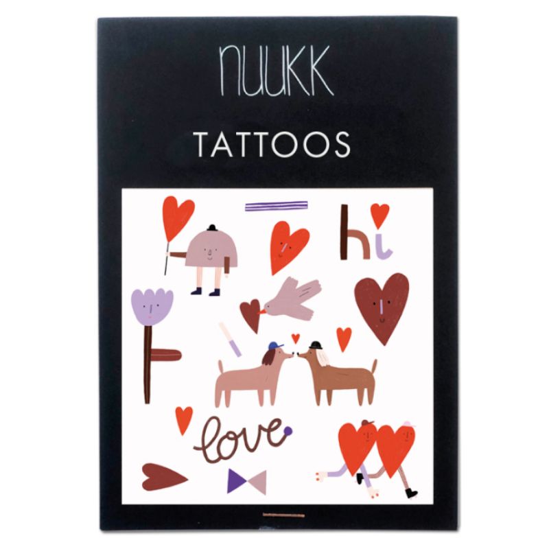 nuukk Bio Tattoo Lots of Love | Klebetattoos für Kinder