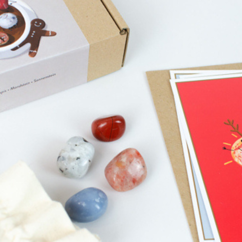 4 Steine als Wichtelgeschenk