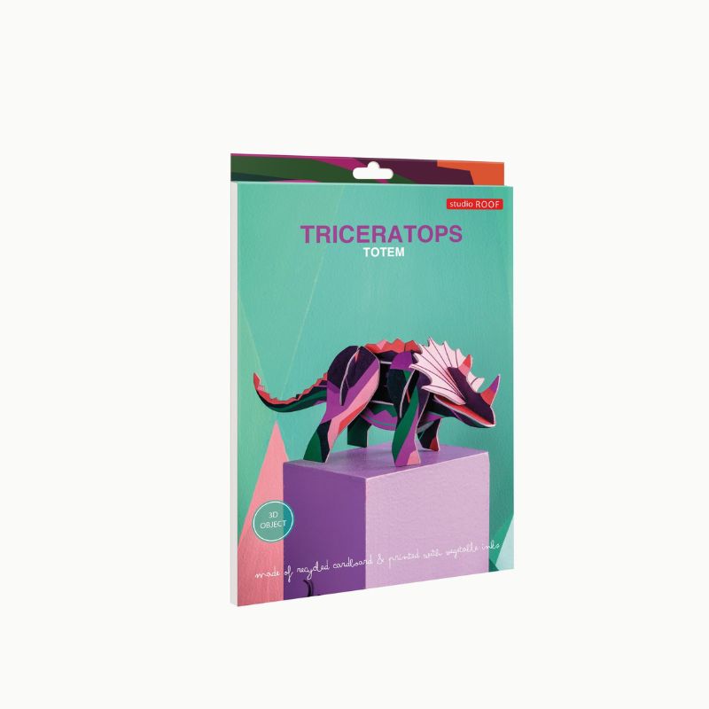 Studio Roof Small Figurine Triceratops | Stecktier