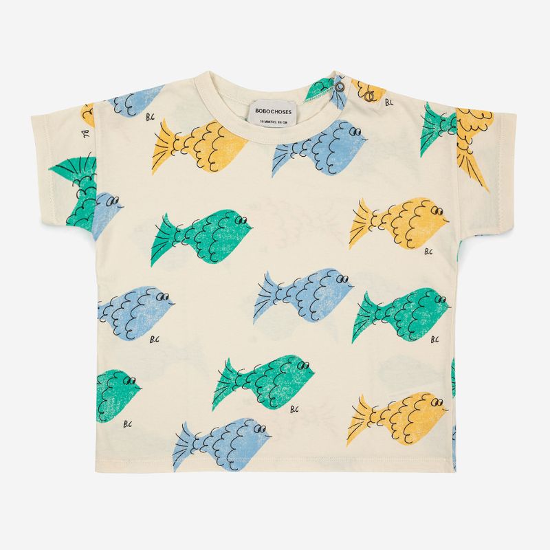 Multicolor Fish All Over T-shirt | Baby T-Shirt