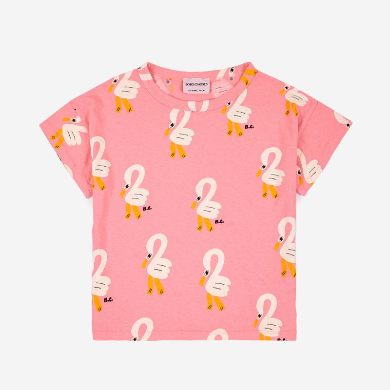 Bobo Choses Pelican All Over T-Shirt | Kinder T-Shirt