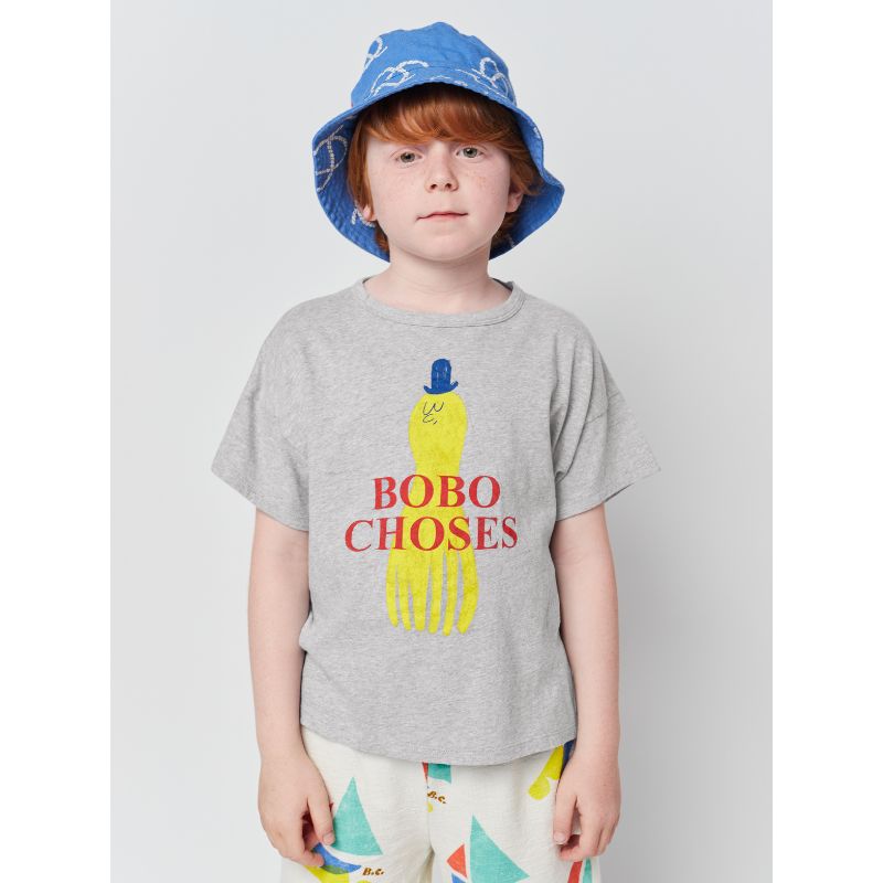 Bobo Choses Yellow Squid T-Shirt | Kinder T-Shirt