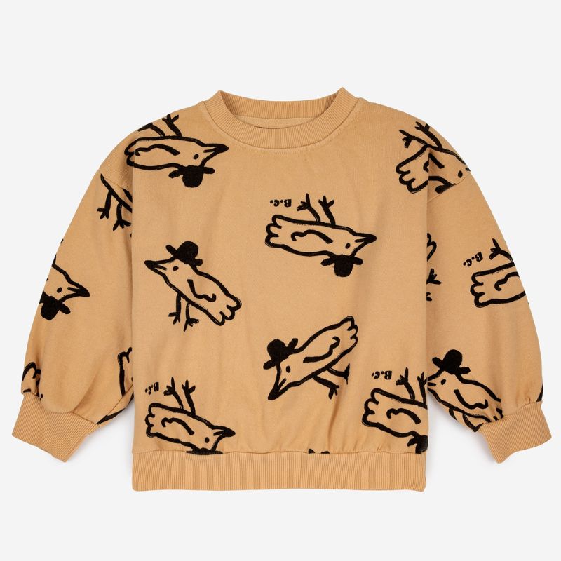 Bobo Choses Mr Birdie All Over Sweatshirt | Kinder Sweater