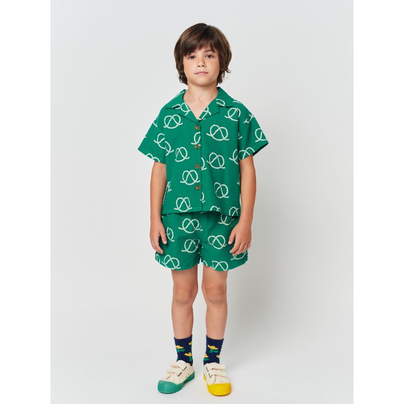 Bobo Choses Sail Rope All Over Woven Short | Kinder Shorts