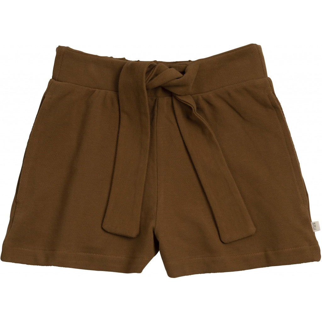MINIMALISMA - Short mit Gürtel in braun