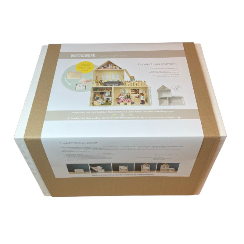 Puppenhaus aus Holz | Grundset