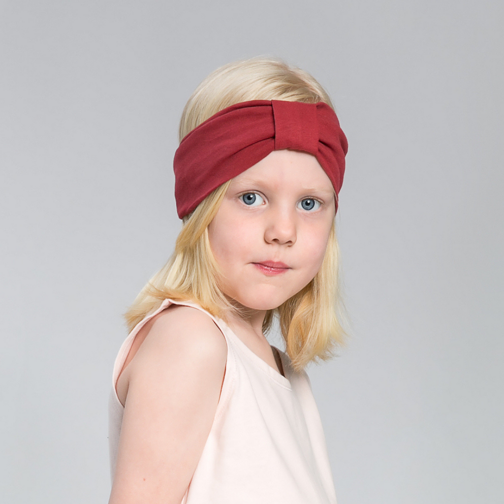 🌿 Kinderstirnband von ORBASICS in pinkrot