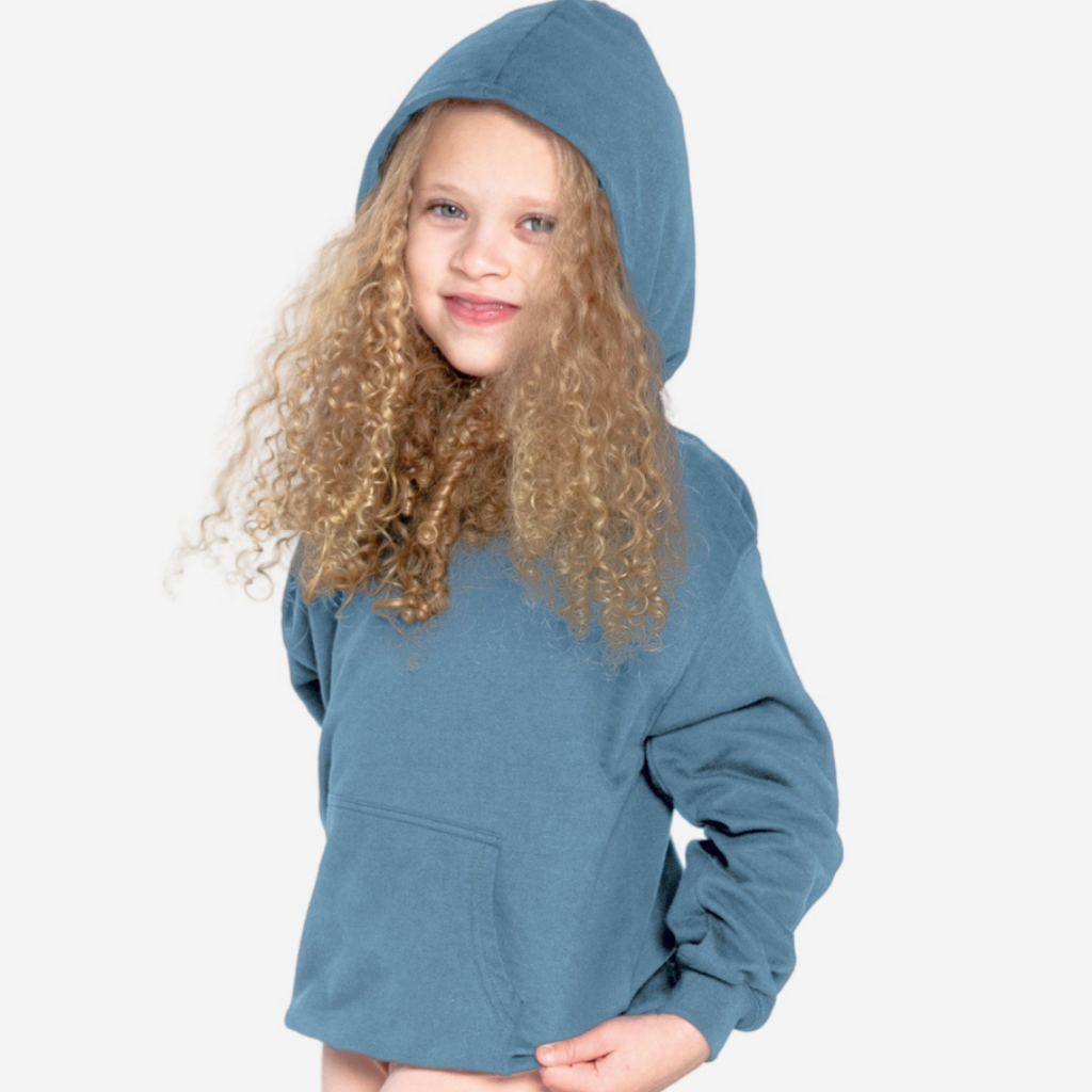 HeyJune Concept Store 🌿 Kinderkapuzenpulli in blau von ORBASICS