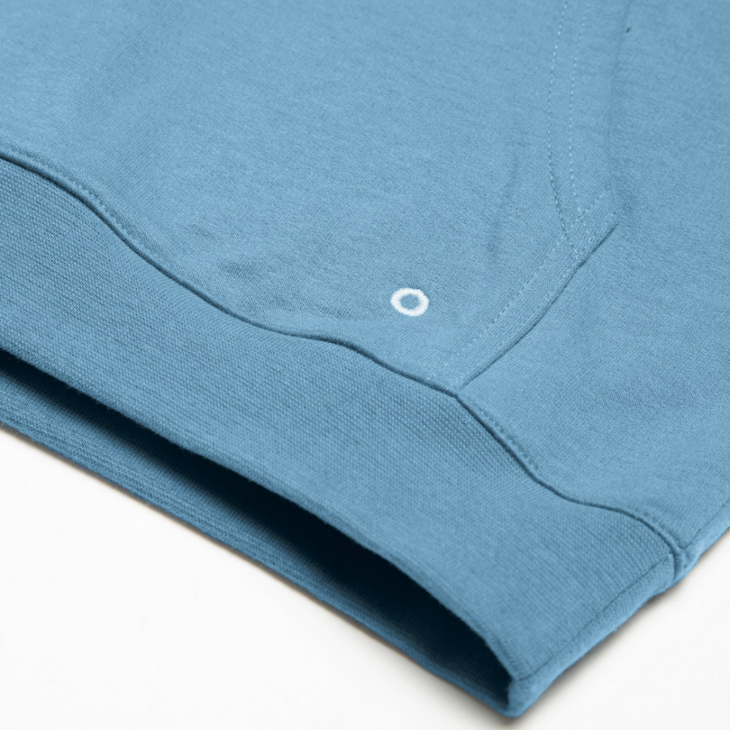 HeyJune Concept Store 🌿 Kinderkapuzenpulli in blau von ORBASICS