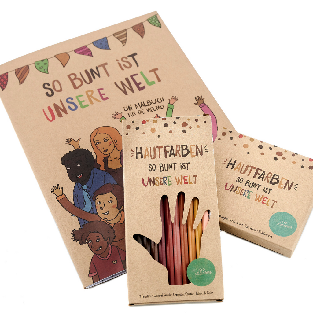 🌿 so bunt ist unsere Welt - Kindermalbuch von GoVolunteer