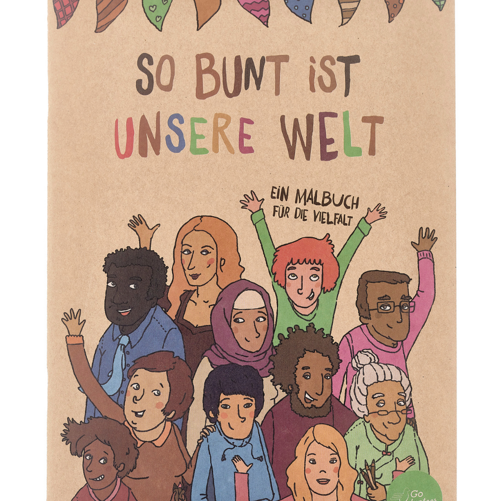 🌿 so bunt ist unsere Welt - Kindermalbuch von GoVolunteer