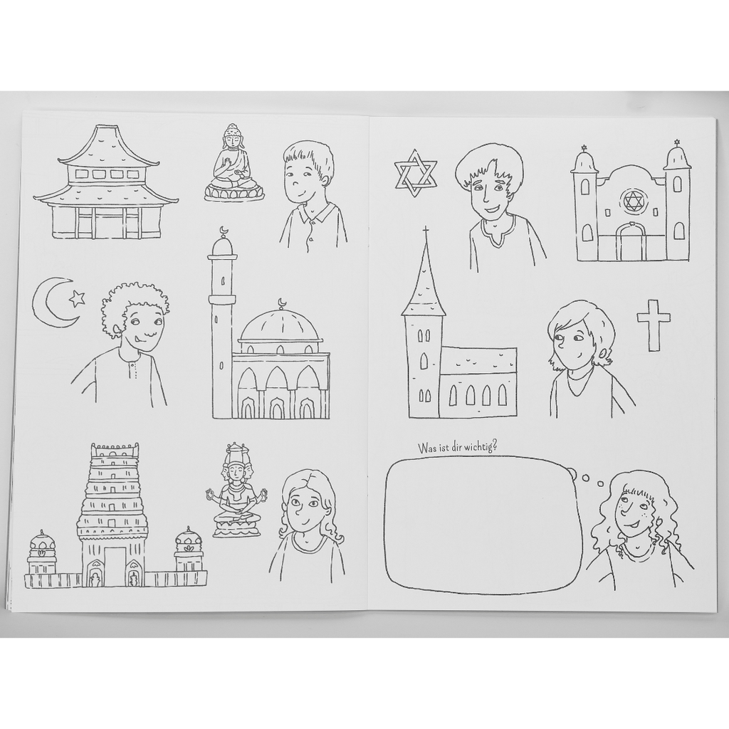 🌿 so bunt ist unsere Welt - Kindermalbuch von GoVolunteer