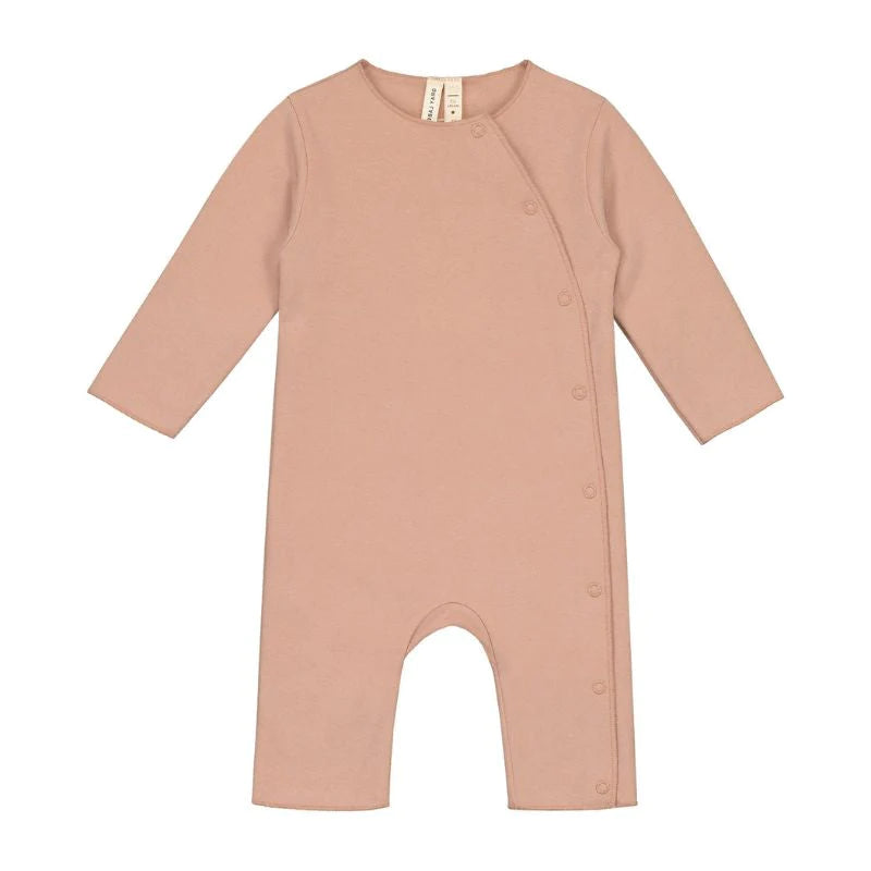 Gray Label Baby Suit with Snaps | Baby Strampler mit Druckknöpfen rustic clay