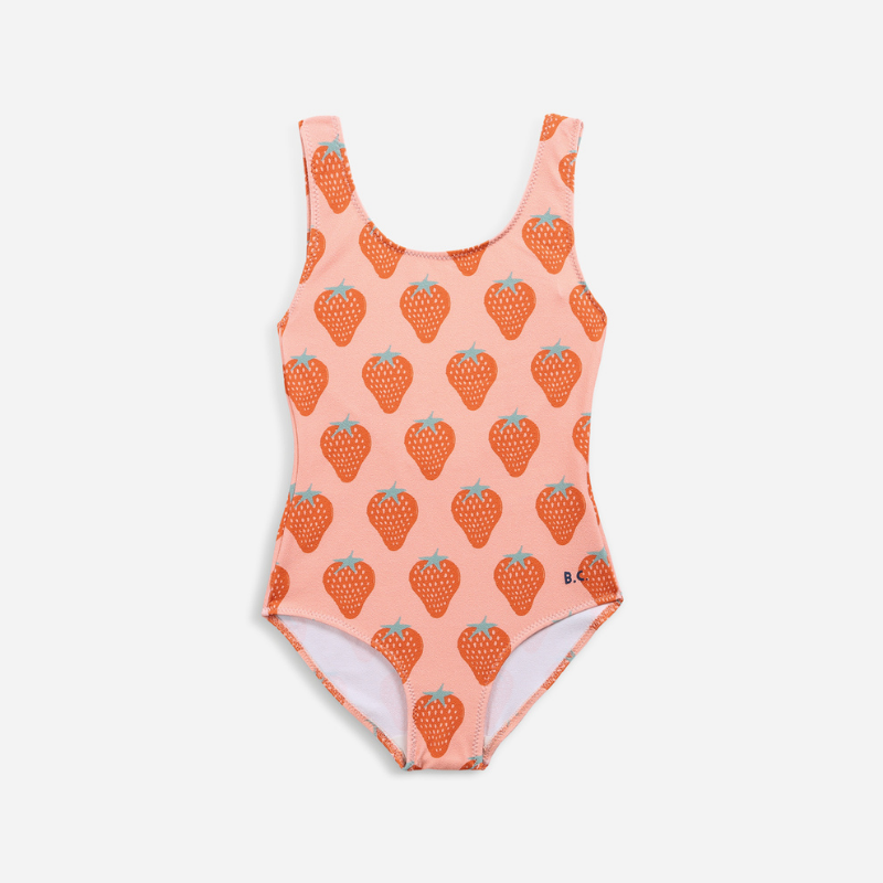 Bobo choses strawberry all over onepiece | Bio Mädchen Badeanzug