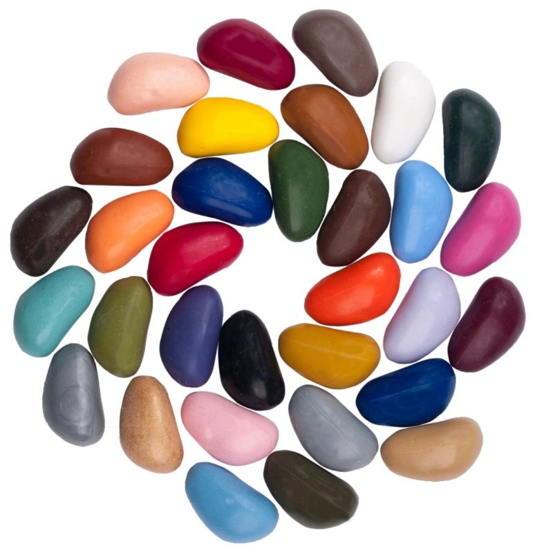 Crayon Rocks Wachsmalstifte 32 Stück Ansicht alle Farben