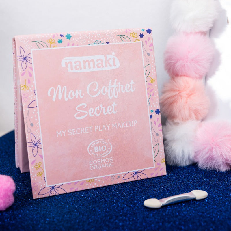 Namaki My Secret Play Makeup | Bio Kinder Lidschatten Set mit Deko