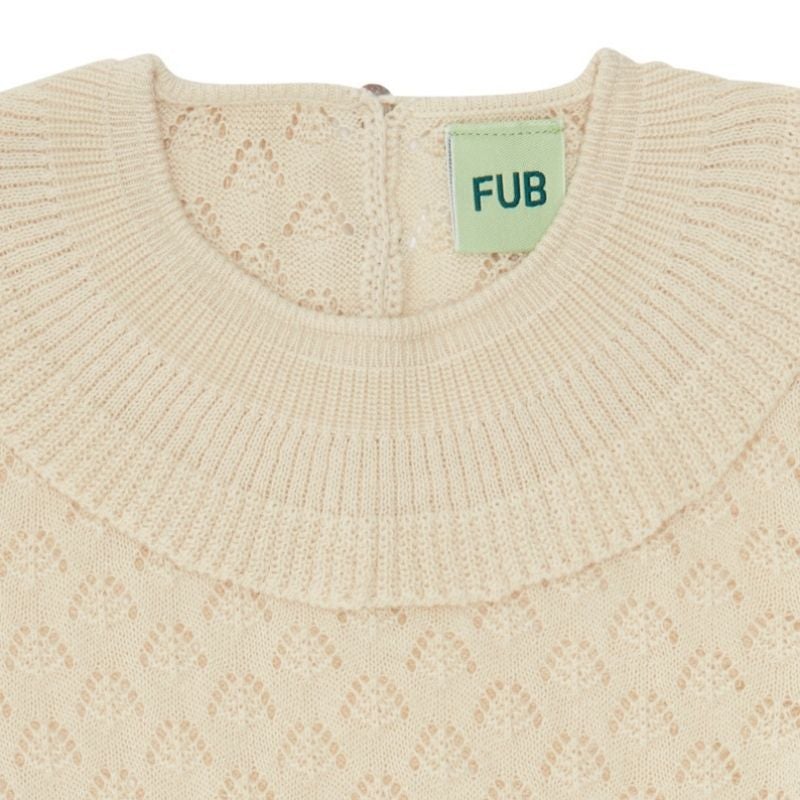 Detailansicht FUB Pointelle Blouse | Mädchen Pullover