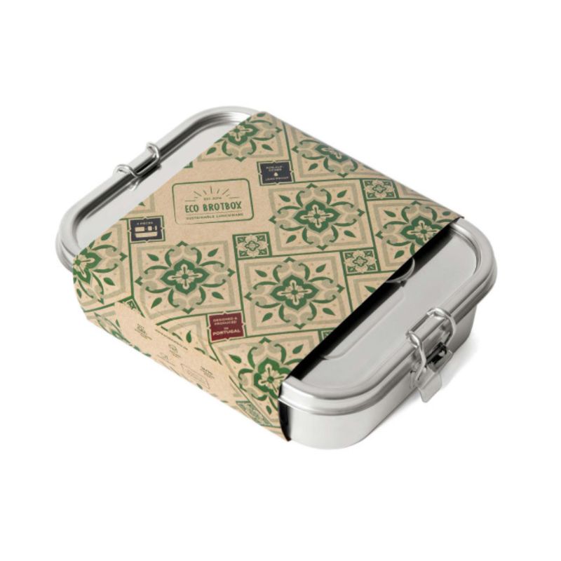 Eco Brotbox Marmita+ | Edelstahlbrotdose mit Trennwand
