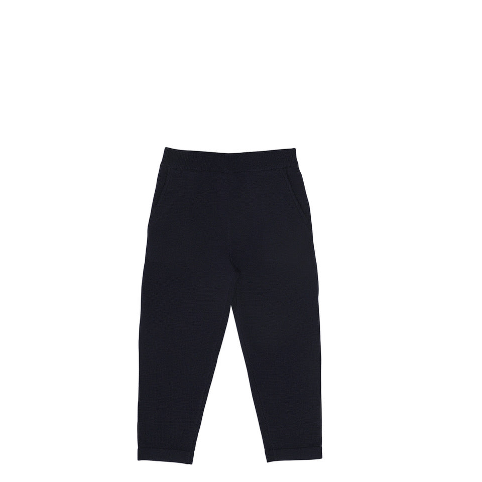 HeyJune Concept Store 🌿 FUB - Wollhose mit Trägern in dunkelblau