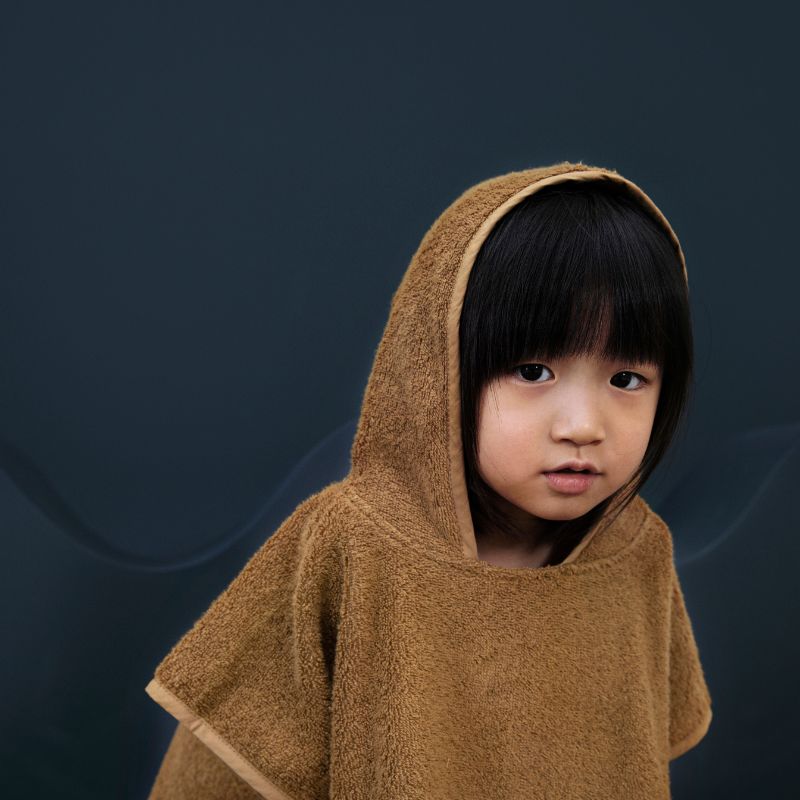 Gray Label Hooded Towel | Kinder Badeponcho