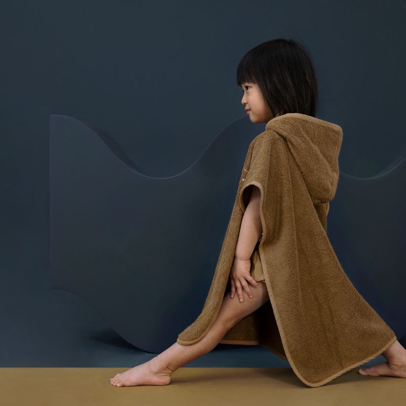 Gray Label Hooded Towel | Kinder Badeponcho