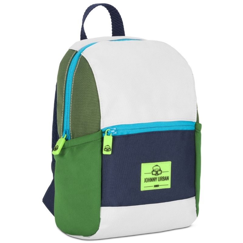 Johnny Urban Kinderrucksack grün blau seitlich
