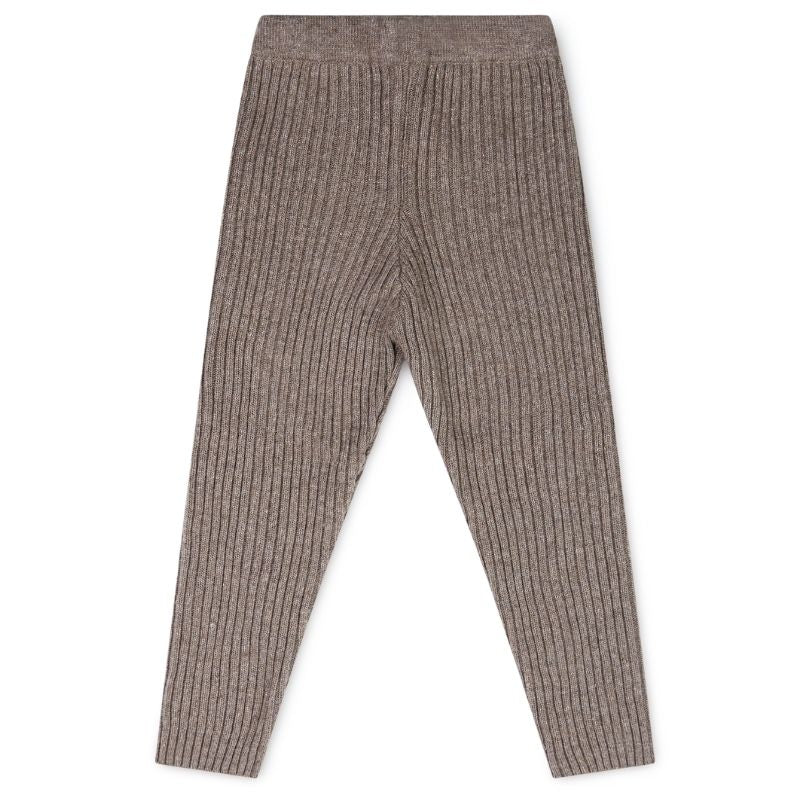 Leggings mit recyceltem Cashmere von hinten