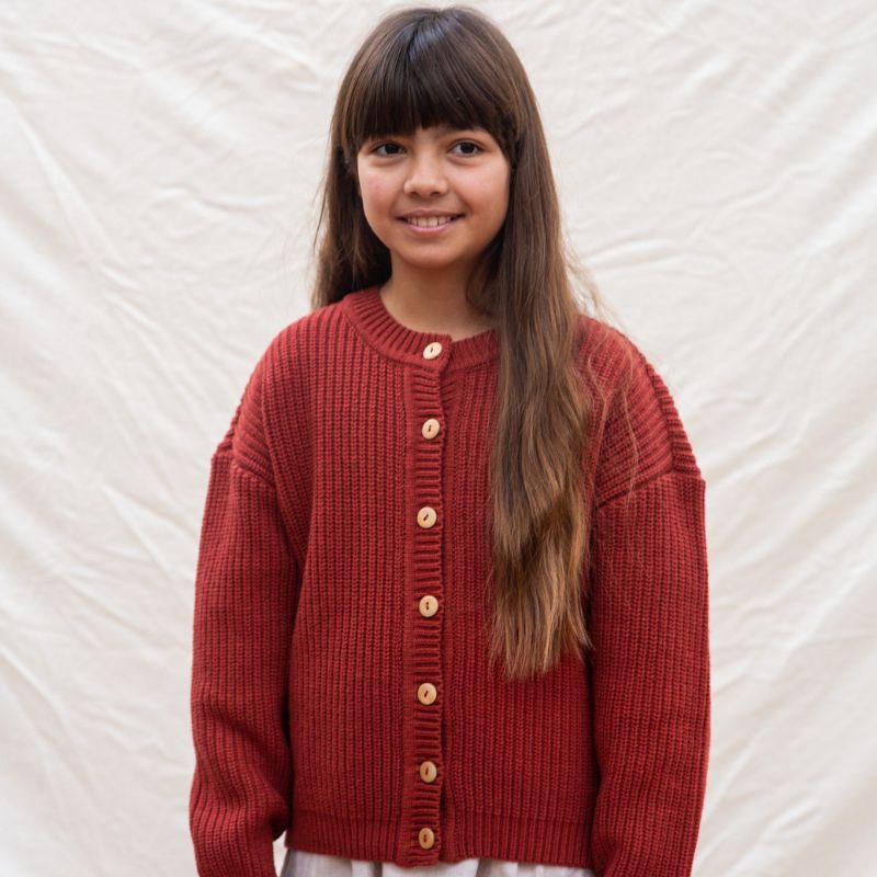 Mädchen in Nico Cardigan | Kinder Strickjacke