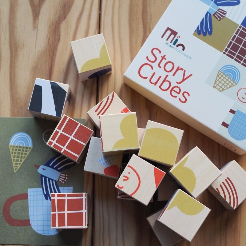 MinMin Copenhagen Story Cubes | Kinder Holzspielzeug