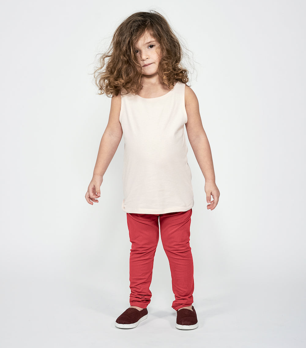 HeyJune Concept Store 🌿 ORBASICS - Leggings aus Bio-Baumwolle in pomegranate