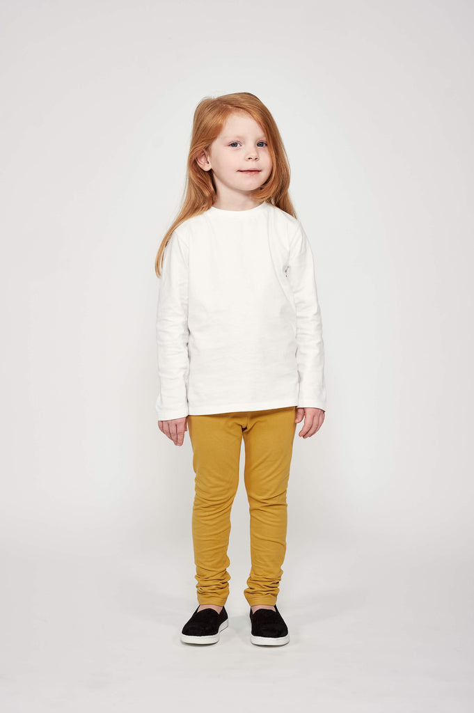 HeyJune Shop - 🌿 ORBASICS - Leggings aus Bio Baumwolle in senfgelb