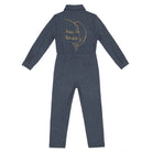 Little Hedonist Overall Doris Midnight Navy | Kinder Overall von hinten