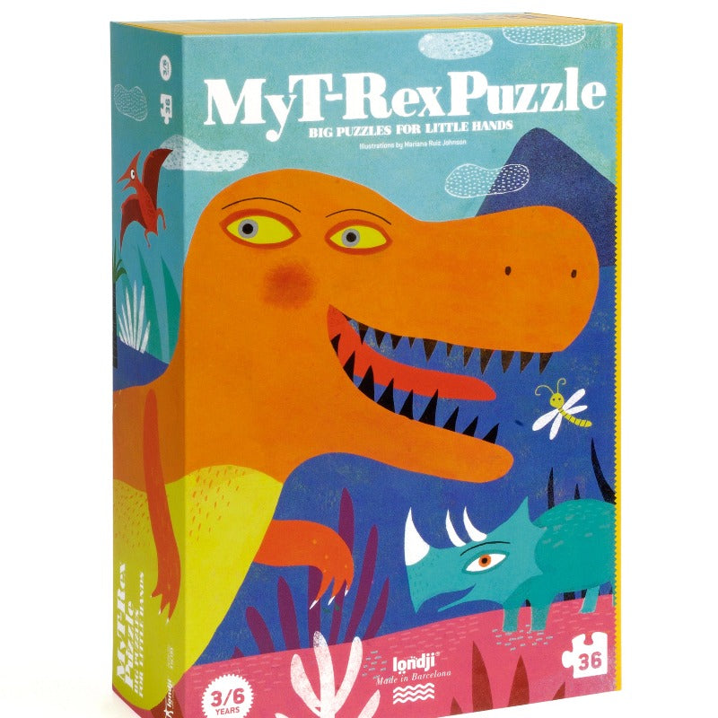 🌿 Dinosaurierpuzzle von Londji - MY T-REX PUZZLE