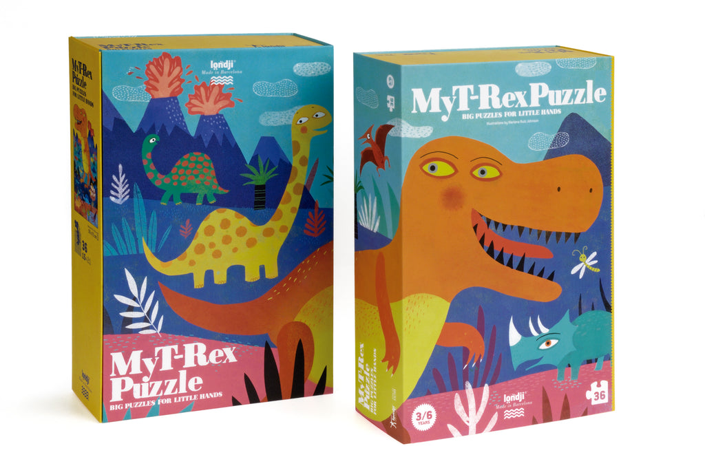 🌿 Dinosaurierpuzzle von Londji - MY T-REX PUZZLE