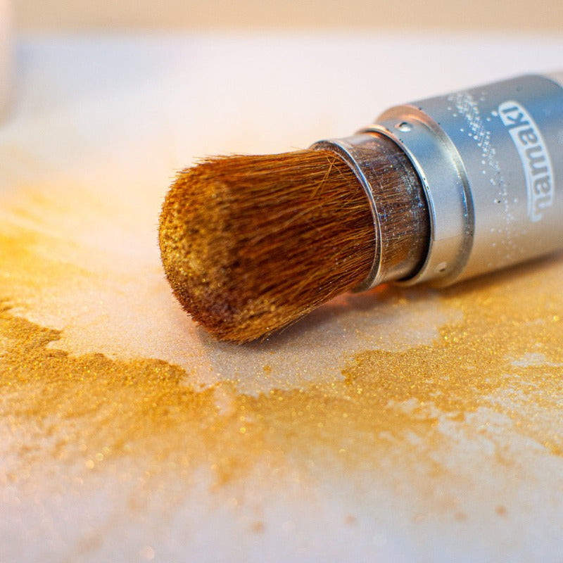 Namaki Magischer Pinsel | Bio Glitzerpuder gold versprenkelt