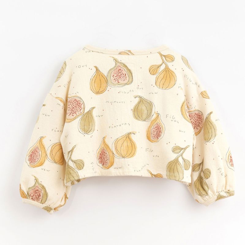 Play up Printed Fleece Sweater | Kinder Sweater