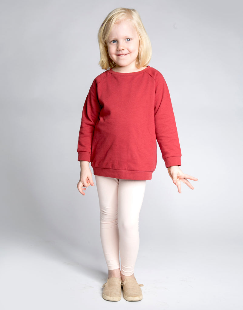 HeyJune Concept Store - 🌿 ORBASICS - Sweater aus Bio Baumwolle in pomegranate
