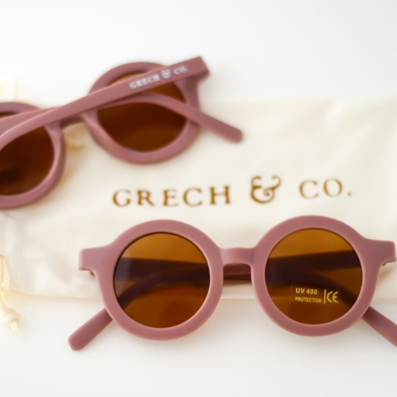 Sonnenbrille für Kinder | Grech & Co. - altrosa