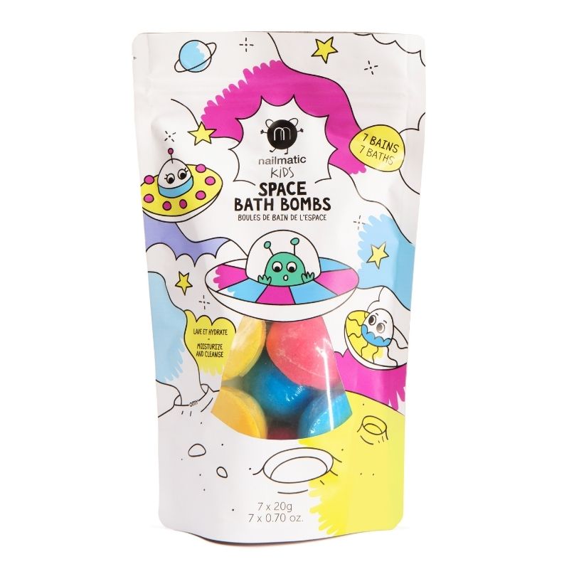 Nailmatic Space Bath Bombs | Kinder Badebomben