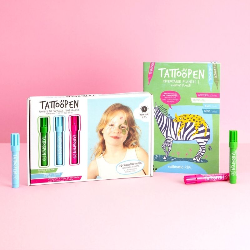 Tattoopen Set Amazing Planet | Kinder Schminkstifte