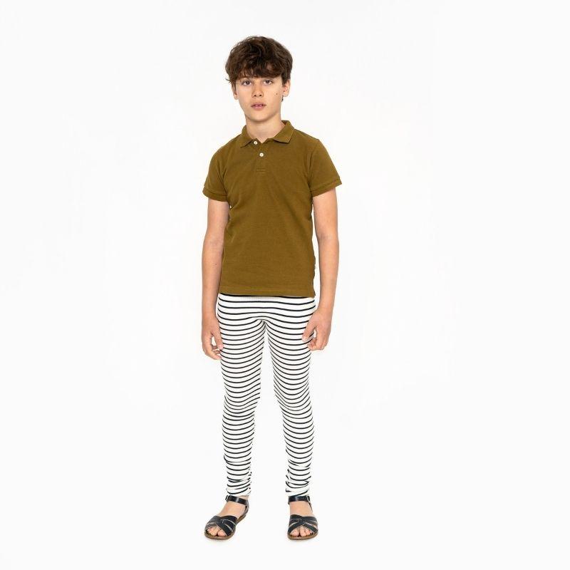 Teenager in Minimalisma Eiven I Bio Kinder T-Shirt seaweed